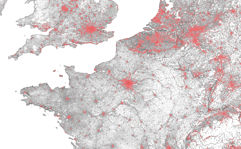 How to calculate urban population by country using satellite data